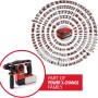 Einhell Tassellatore a batteria Herocco Solo in valigetta, parte della famiglia Power X-Change.