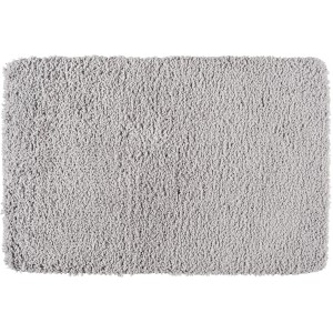 Tappeto da bagno Wenko Belize, 60x90 cm, microfibra, grigio chiaro. Tappeto da bagno a pelo alto e soffice per un maggiore comfort.