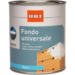 Primer OBI Express bianco opaco, barattolo da 750ml per legno, metallo, intonaco e muratura.