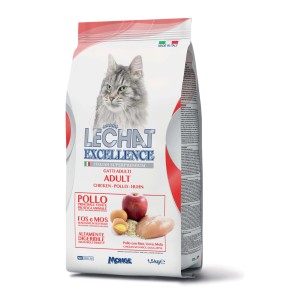 LeChat Excellence cibo secco per gatti, Adult Pollo, confezione da 1.5kg.