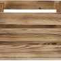 Cassa in legno di pino fiammato L, 23,9x39x29,2 cm, ideale per lo stoccaggio.