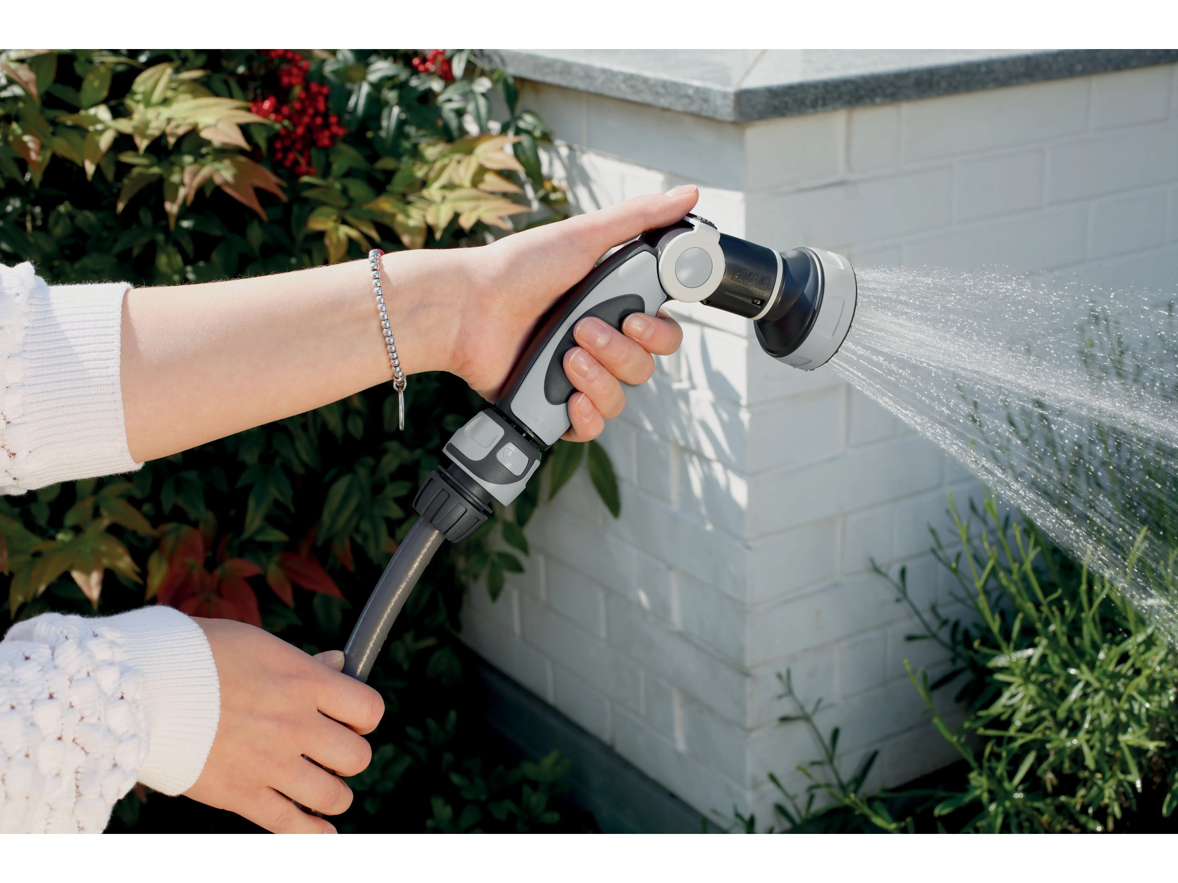 Pistola irrigazione G.F. Multifunzione 8 JET EASY PLUS - Grigio