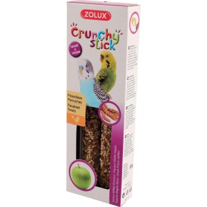 Zolux Crunchy Stick Mela, snack per parrocchetti e altri uccelli domestici.