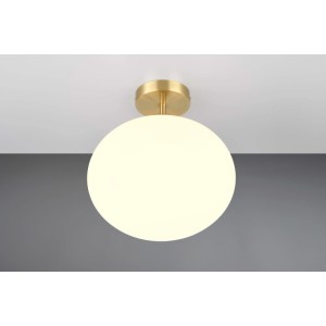 Plafoniera LED Fomento Ø30cm ottone satinato
