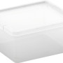 Box portaoggetti trasparente KIS C XXS con coperchio, ideale per lo stoccaggio e l'organizzazione.