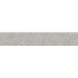 Battiscopa grigio in gres porcellanato.