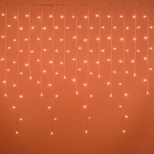 Catena luminosa t.b.t. per esterni, luce bianca calda.