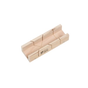 LUX Cassetta per troncare Classic, 245 mm in legno di betulla per tagli precisi a 45°/90°.