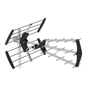 Antenna TV per una ricezione ottimale dei segnali televisivi. Accessorio video.