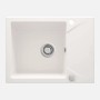 Lavello 1 vasca gocciolatoio Idrostile Banes 440x193 mm Alabastro