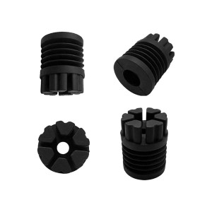 t.b.t. per lavatrici, accessorio nero, diverse angolazioni.