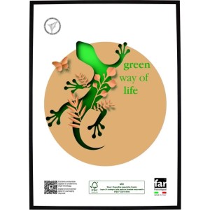 Cornice da muro Sylvestre nero 50x70 cm