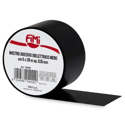 Nastro adesivo in rotolo nero H 3 cm x L 20 m