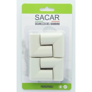 Paraspigoli SACAR per la sicurezza dei bambini, confezione da 4, accessorio per camerette.