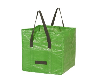 Sacco Da Giardino 125L In Tela Militare - Verde, Con Manici E Cerchio Di Supporto, Per Foglie E Rifiuti - Foto 8