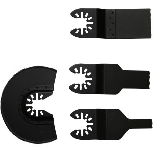 Set multiutensile LUX, 13 pezzi: Diverse lame per sega e raschietto per utensili multifunzione.