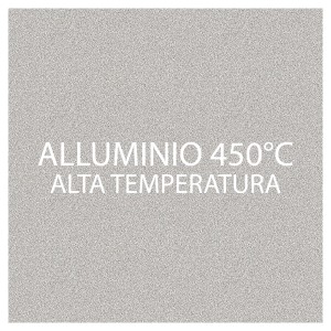 Dettaglio: Smalto antiruggine t.b.t. con effetto alluminio 450°C.