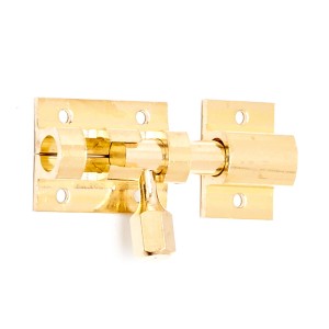 Chiavistello t.b.t. dorato per porte interne.