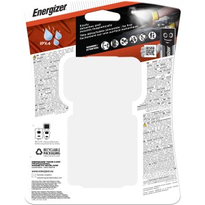 Confezione della lampada frontale magnetica Energizer Hardcase con batterie 3xAAA.