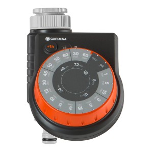 Timer per irrigazione Gardena per l'irrigazione del giardino.