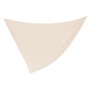 Tenda a vela triangolare color avorio, 360x360x500 cm, ideale per balcone e giardino.