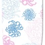 Copriasse da stiro Leifheit Cotton Classic M con motivo floreale rosa e blu.