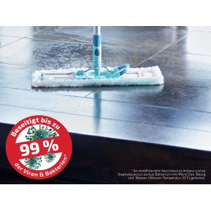 Lavapavimenti Profi XL manico telesc panno Micro Duo Click System 42 cm