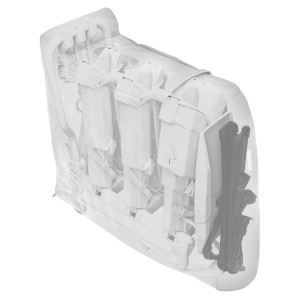 Portabici da tetto t.b.t., dettagli e accessori inclusi.