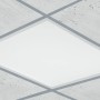 Pannello LED quadrato per montaggio a soffitto.
