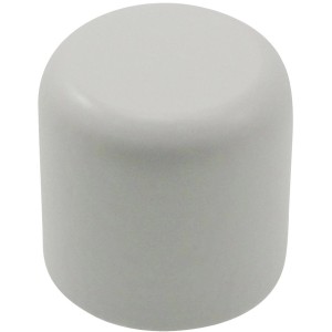 Terminale per bastone per tende, bianco