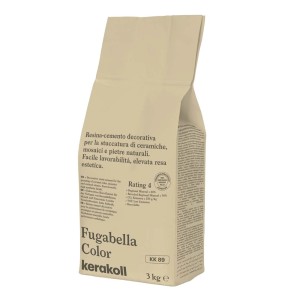 Fugabella Color stucco, sacco da 3 kg per piastrelle, mosaici e pietre naturali.
