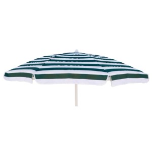 Ombrellone da giardino a palo centrale Ø 200 cm righe colori assortiti