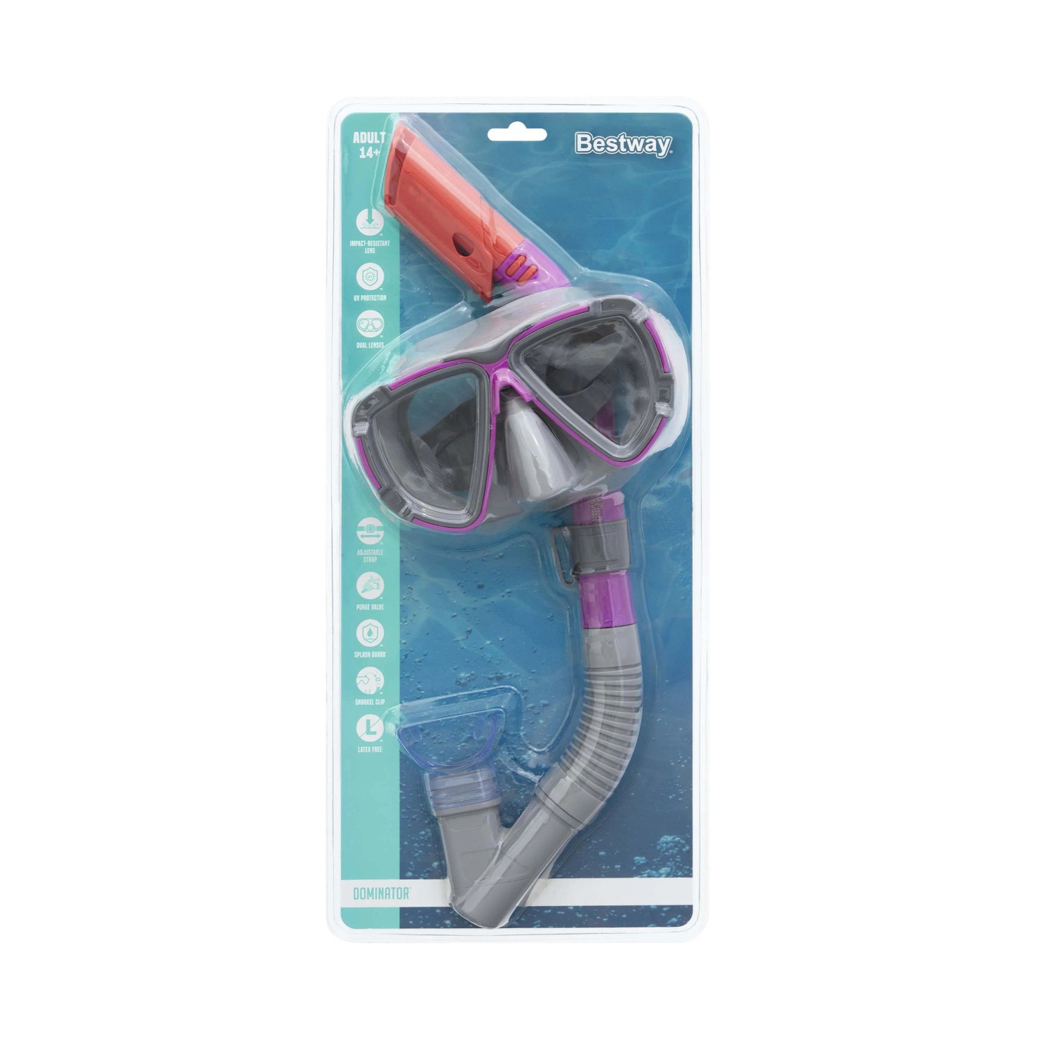 Set snorkeling adulto Bestway, maschera e boccaglio inclusi