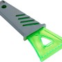 LUX raschietto per ghiaccio con bordo raschiante, grigio/verde, per una rapida rimozione del ghiaccio in inverno.