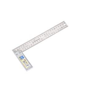 Squadra a squadra LUX Classic, 250 mm, in metallo, per tracciare angoli a 90°.