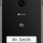 Videocitofono Ezviz HP7 per videosorveglianza smart con interfono e campanello.