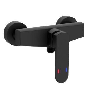 Miscelatore doccia nero t.b.t. per la doccia.