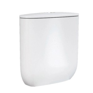 WC a cassetta bianco di t.b.t. per il bagno.