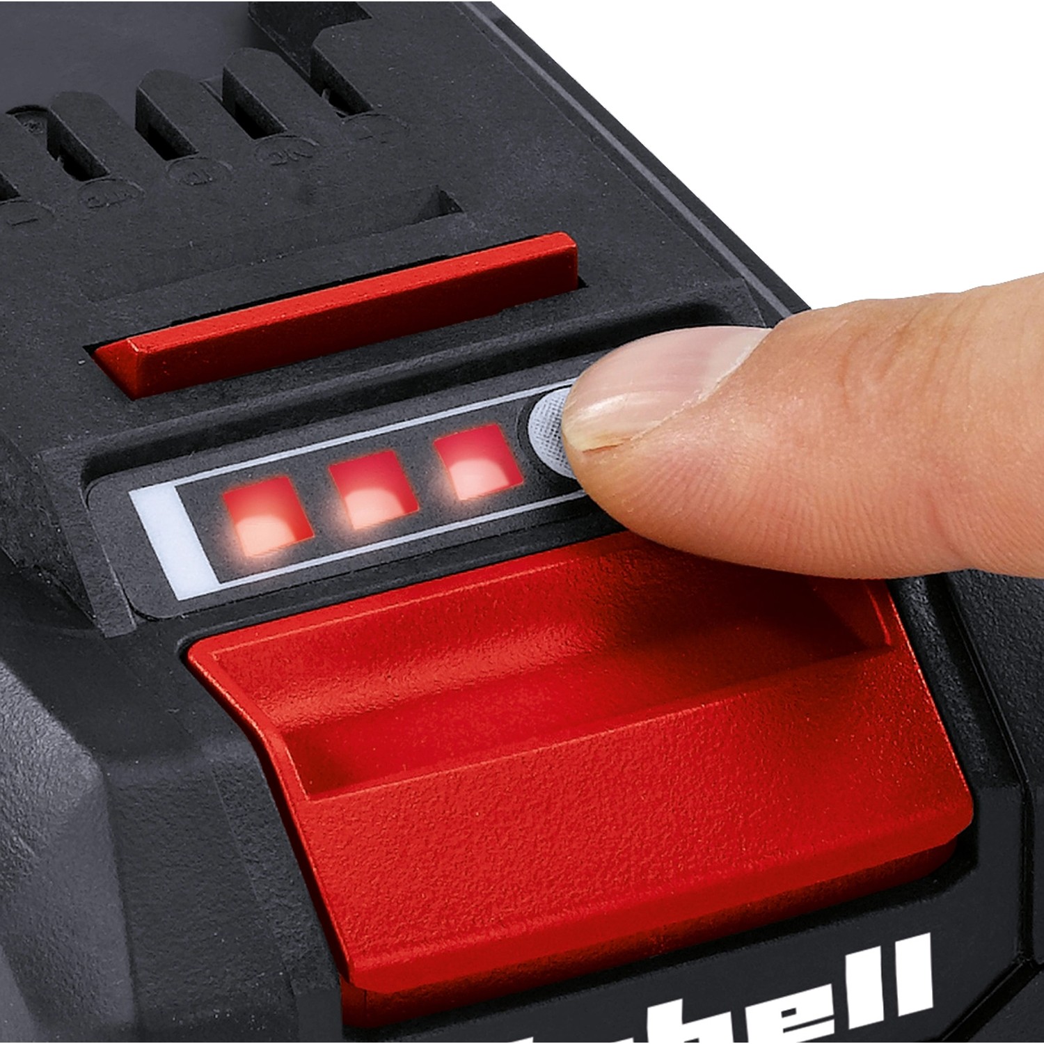 Batteria Einhell Power X-Change 18V 4Ah con indicatore LED di carica. Batteria per elettroutensili.