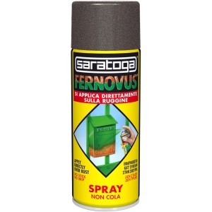 Bomboletta spray t.b.t., antiruggine, vernice speciale per metallo, colore grigio.