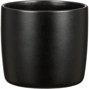 Vaso per piante nero Scheurich Solido, Ø 28 cm, in ceramica, per interni.