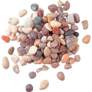Ciottoli decorativi in vari colori e dimensioni.