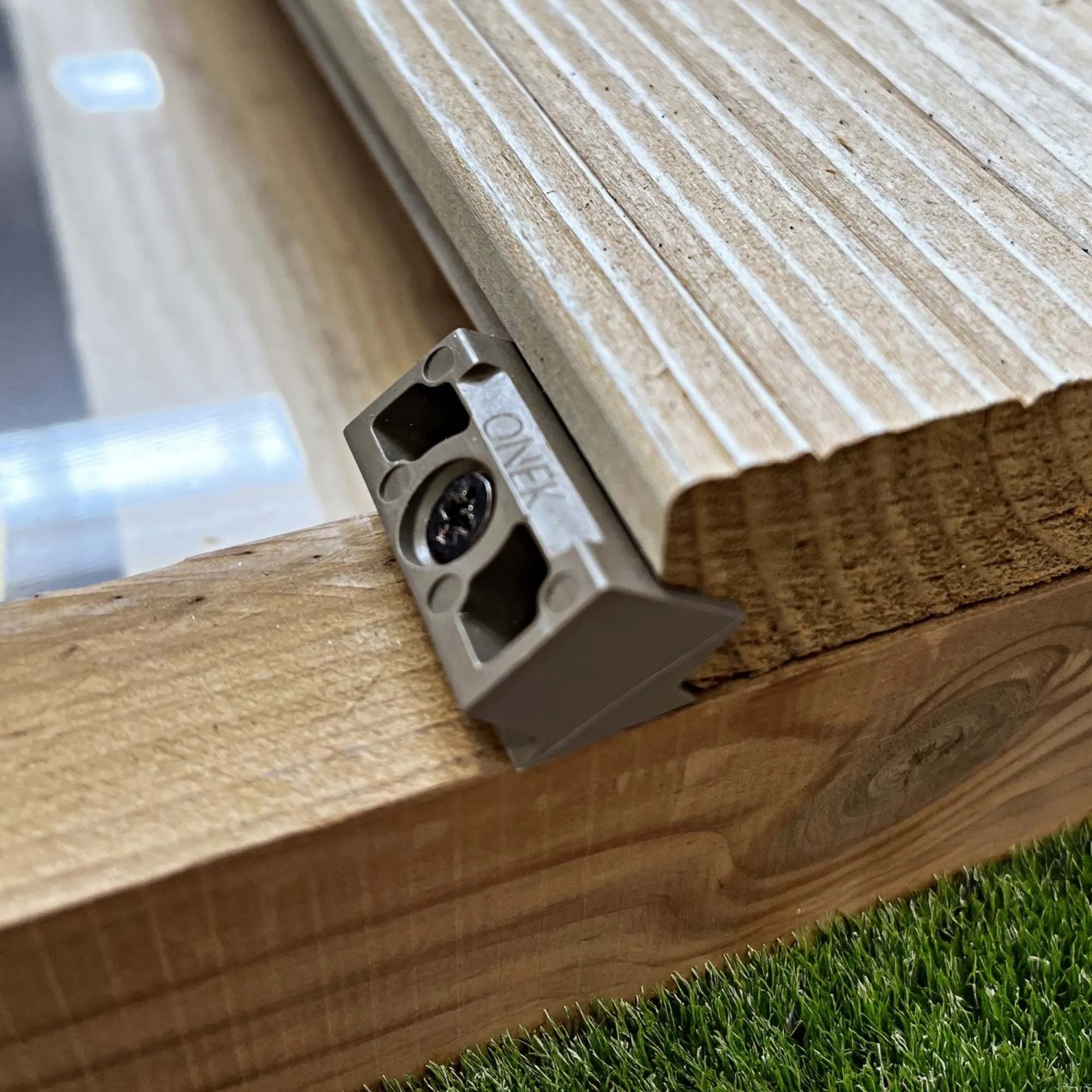 Kit clip per doga WPC Thermowood 3x1,8x1,5 cm_2