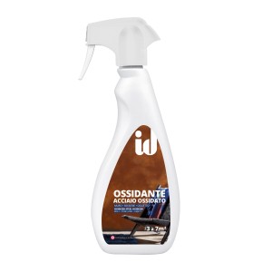 t.b.t. Pittura ad effetto in spray per un look acciaio ossidato.