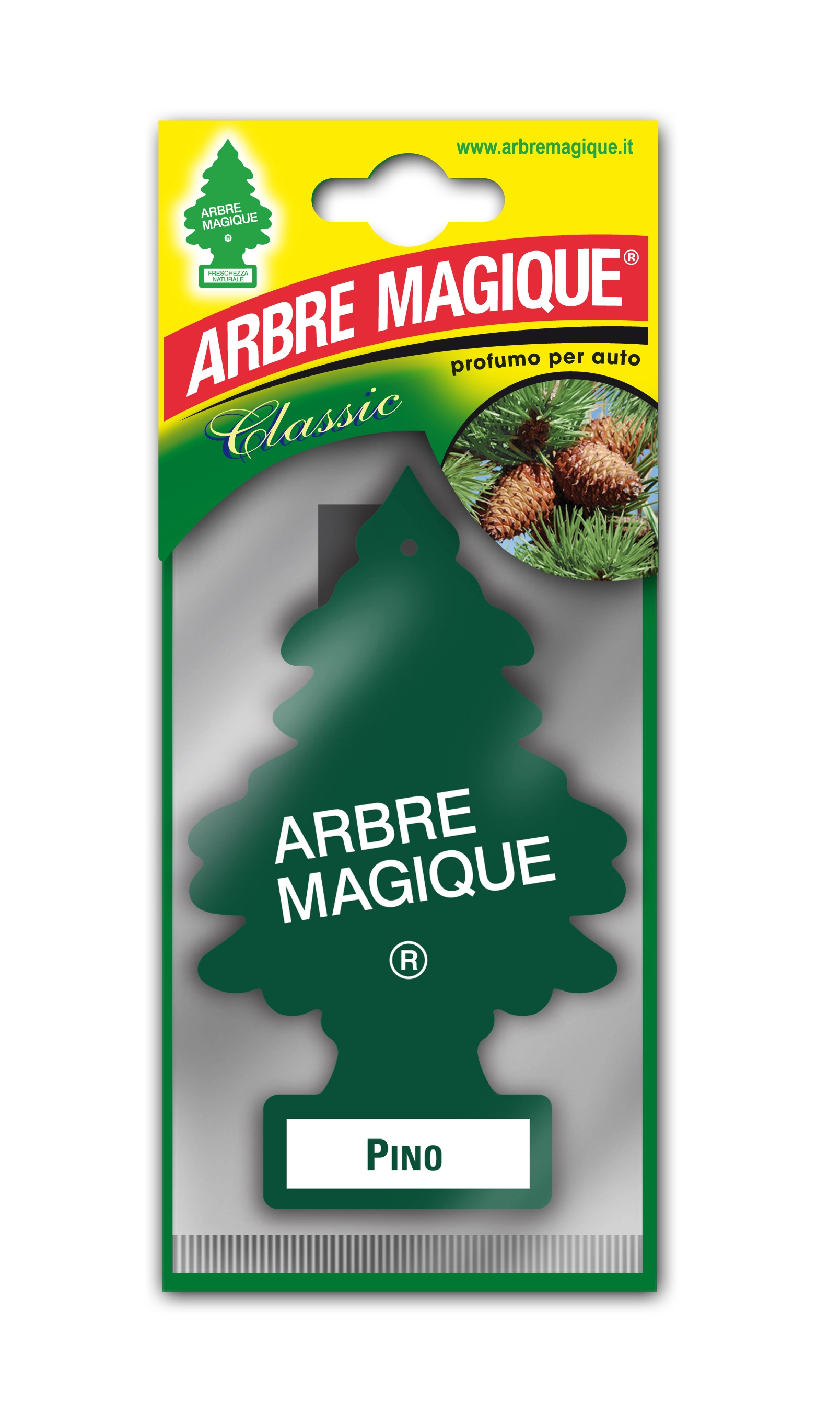 Deodorante auto Arbre Magique mono Pino
