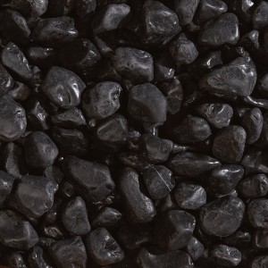 Ciottoli decorativi neri per decorazione terrario.