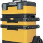 Stanley 1-95-621 Officina mobile, metallo e plastica, giallo/nero, con cassetto e cassetta degli attrezzi.