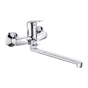 Miscelatore lavabo Nueva Paz con bocca allungata bassa pressione cromo