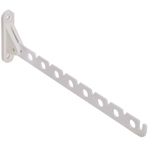Stendibiancheria Hettich bianco in acciaio/plastica da avvitare, pieghevole.
