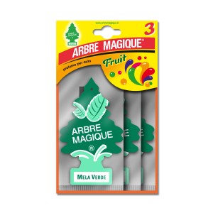 Arbre Magique Profumatore auto Fruit, confezione da 3, albero profumato per auto con profumo di frutta.